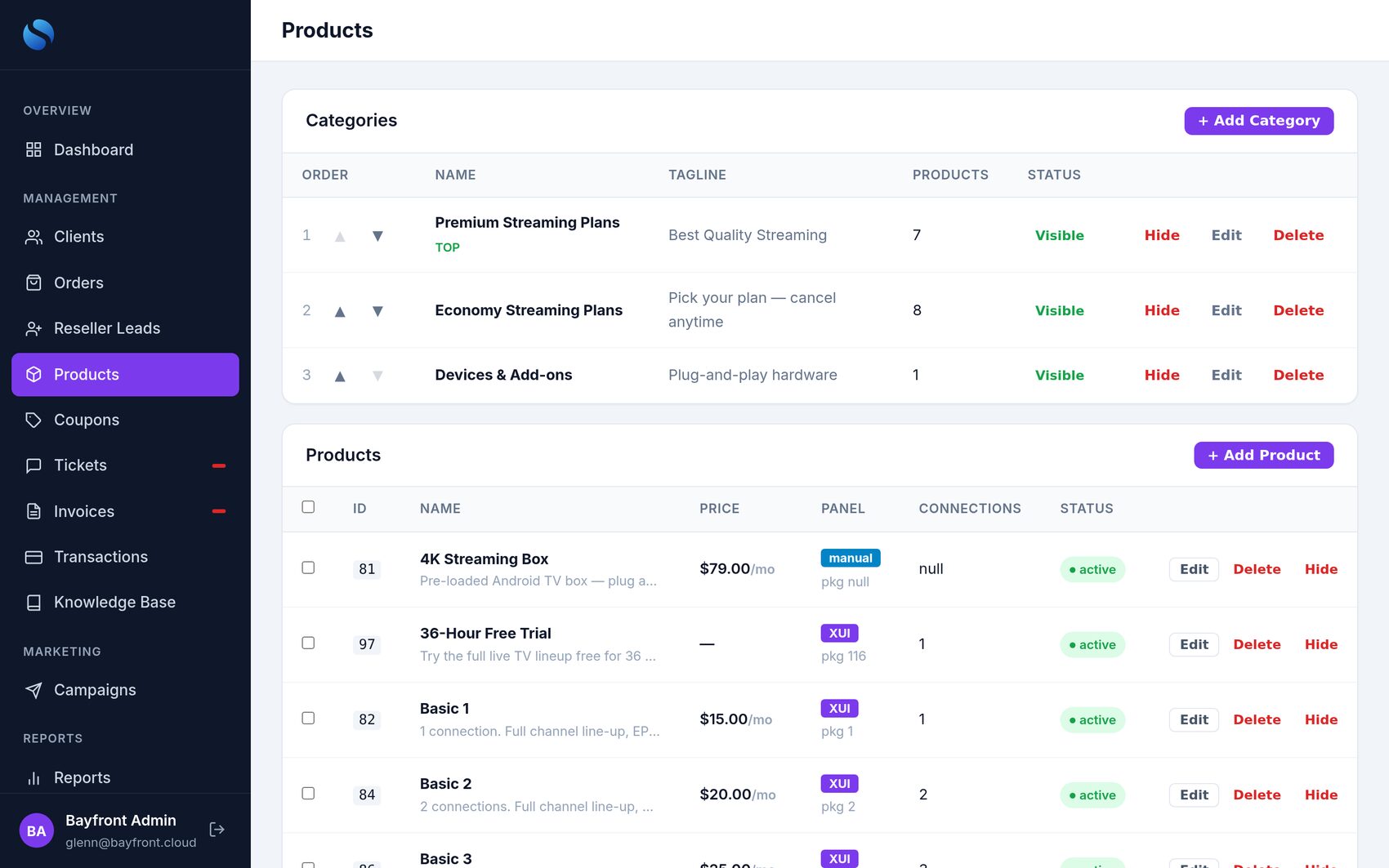 Products