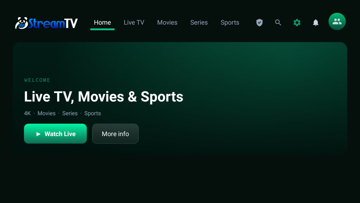 TV app emerald