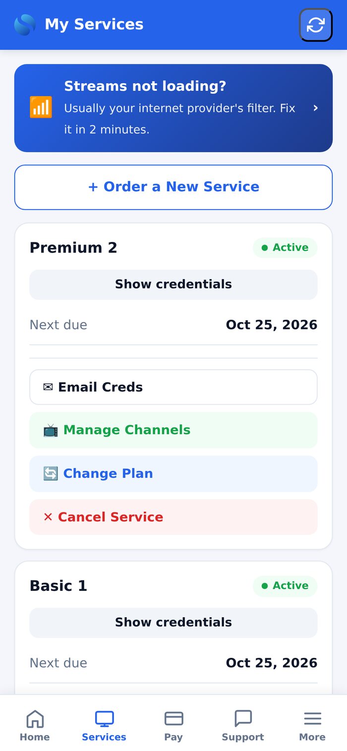 Mobile portal services
