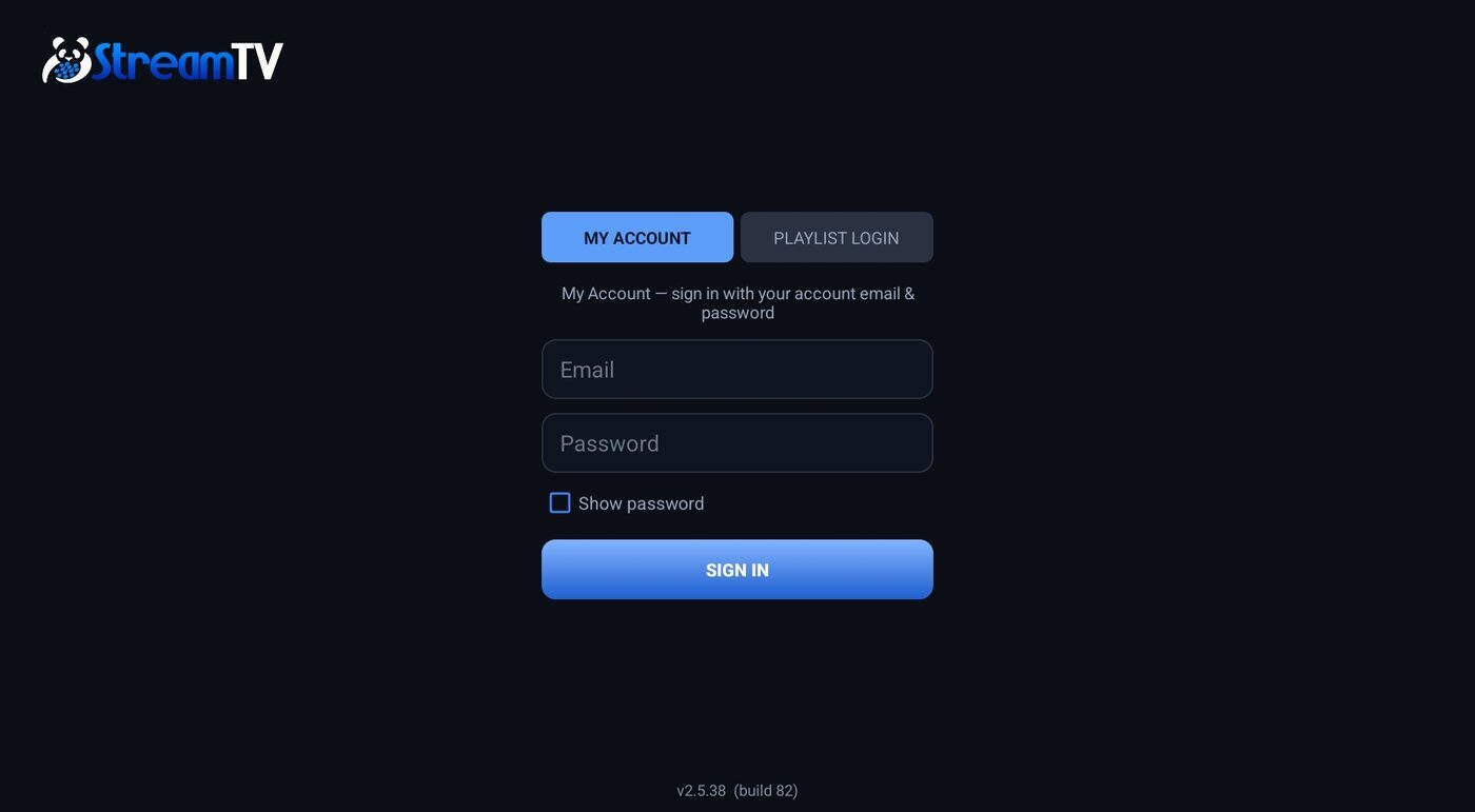 App sign-in