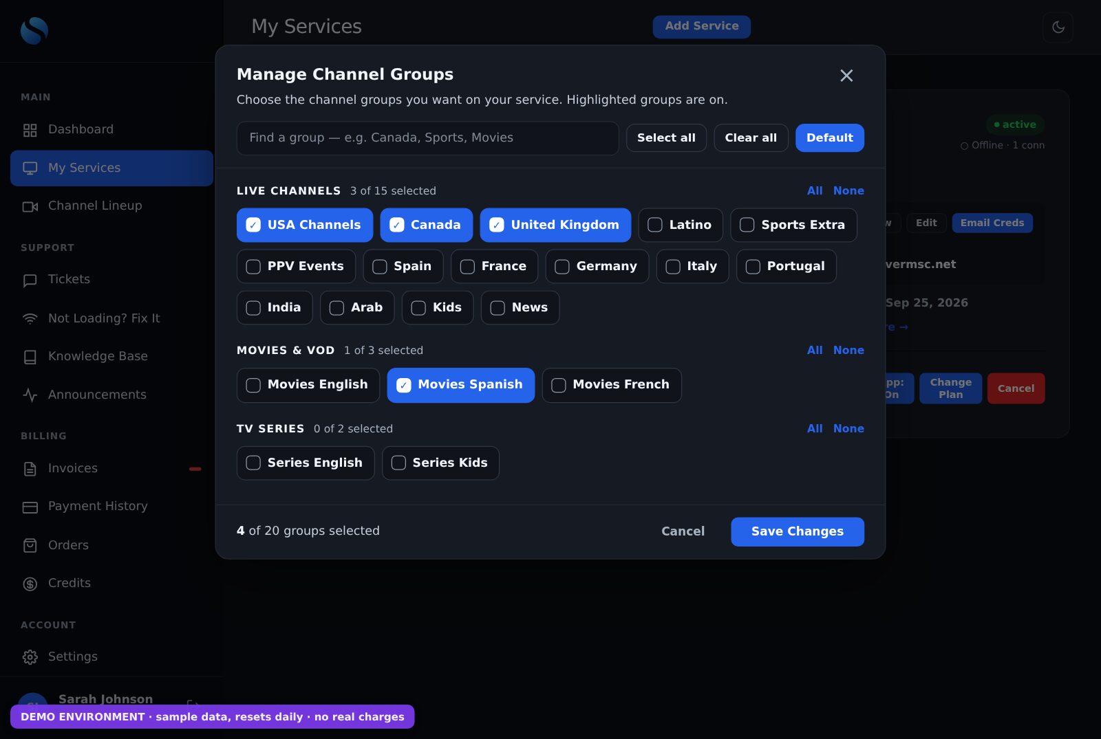 Manage Channels