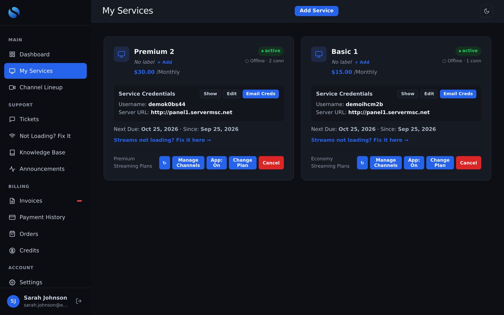 My Services